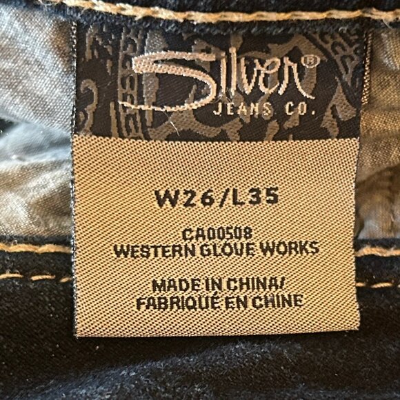 SIlver Jeans Tuesday skinny jeans sz 26 - Picture 11 of 12